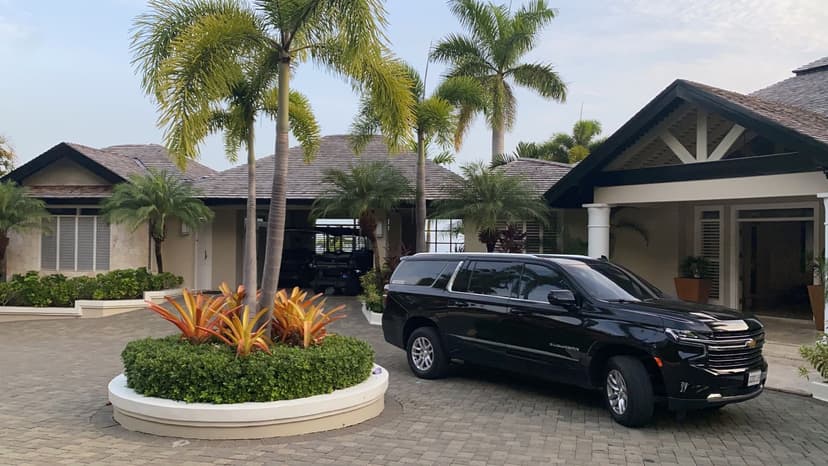 Chevy Suburban at Sangster Airport
